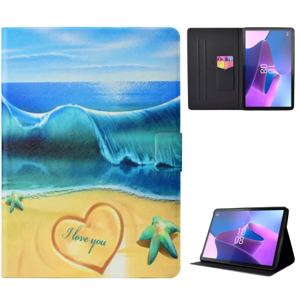 ART Zaklápacie puzdro pre Lenovo Tab P12 BLUE BEACH