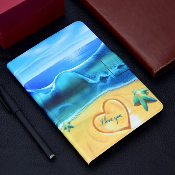 ART Zaklápacie puzdro pre Lenovo Tab P12 BLUE BEACH