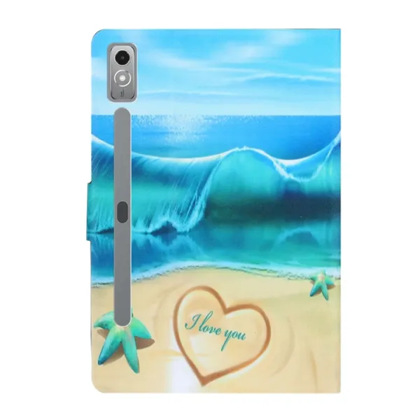 ART Zaklápacie puzdro pre Lenovo Tab P12 BLUE BEACH