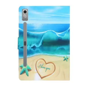 ART Zaklápacie puzdro pre Lenovo Tab P12 BLUE BEACH