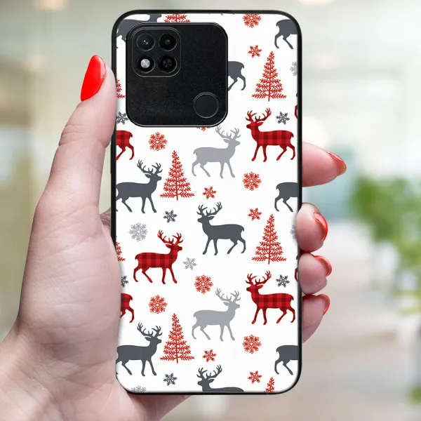MY ART kryt s vianočným dizajnom Xiaomi Redmi 10A DEER (068)