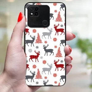 MY ART kryt s vianočným dizajnom Xiaomi Redmi 10A DEER (068)