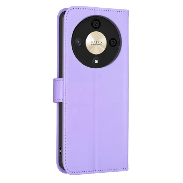 ART CLOVER Peňaženkový obal pre Honor Magic6 Lite 5G fialový