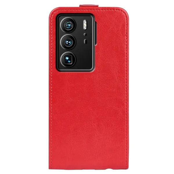 Vyklápacie puzdro pre ZTE Axon 40 Ultra červené