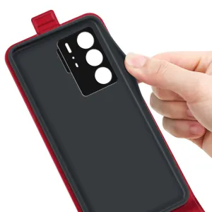 Vyklápacie puzdro pre ZTE Axon 40 Ultra červené