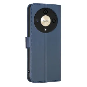 ART CLOVER Peňaženkový obal pre Honor Magic6 Lite 5G modrý
