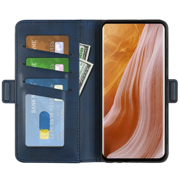 SIDE Peňaženkové puzdro pre ZTE Axon 40 Ultra modré