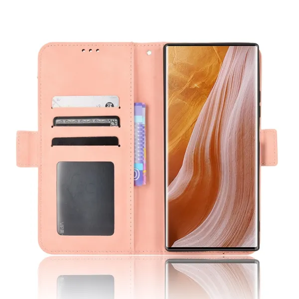 SLOT Peňaženkový obal pre ZTE Axon 40 Ultra ružový