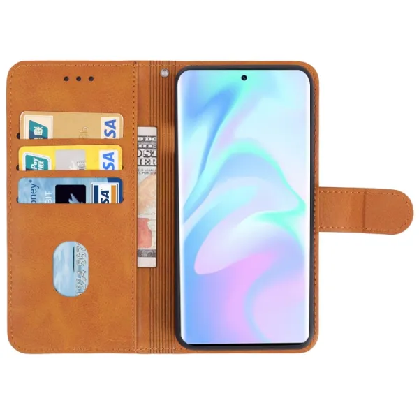 SMOOTH Peňaženkové puzdro pre ZTE Axon 40 Ultra hnedé
