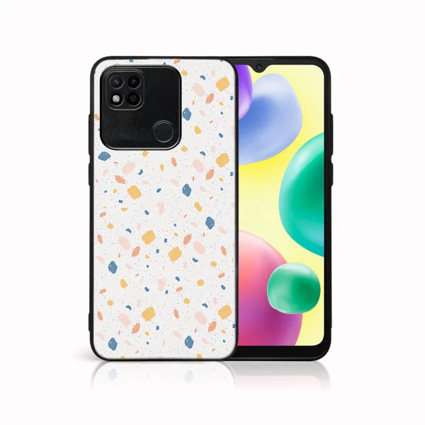 MY ART Ochranný kryt pre Xiaomi Redmi 10A ORANGE TERRAZZO (165)