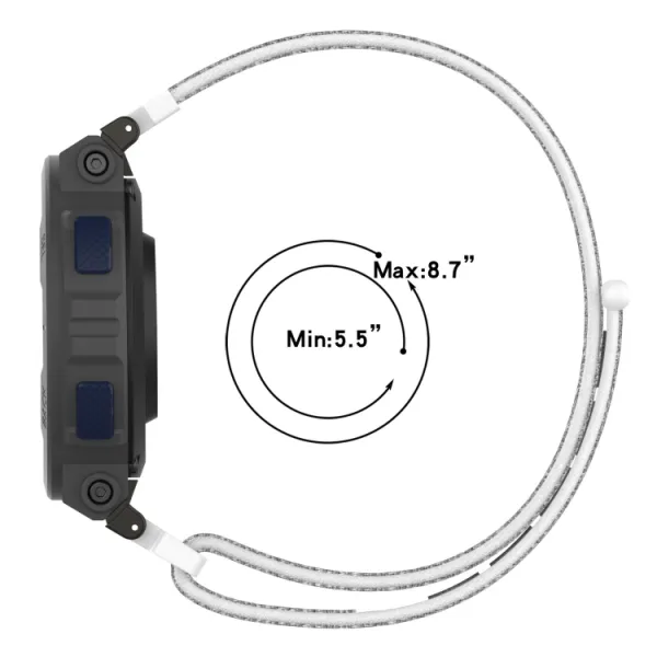 NYLON Remienok pre Amazfit Active Edge RAINBOW