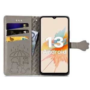 ART ANIMALS Peňaženkový obal pre Umidigi A15 šedý
