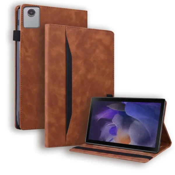 FLATY Zaklápacie puzdro pre Lenovo Tab M11 / K11 hnedé