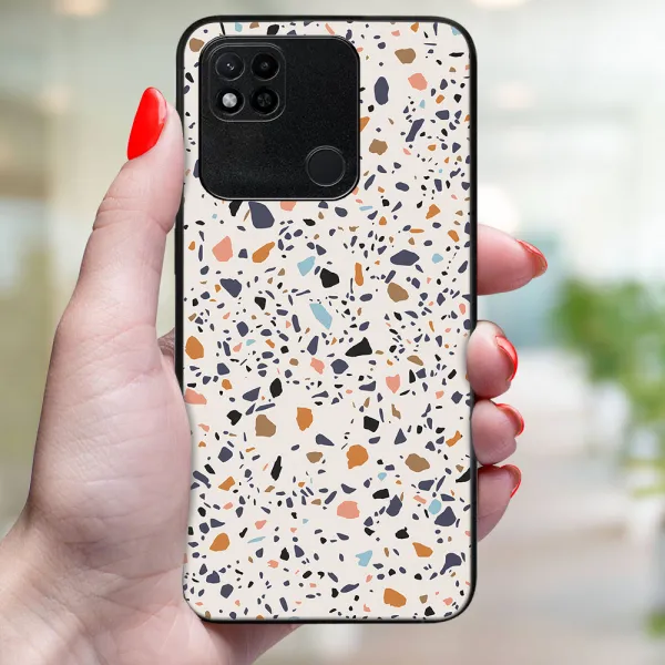 MY ART Ochranný kryt pre Xiaomi Redmi 10A BEIGE TERRAZZO (162)
