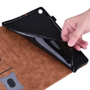 FLATY Zaklápacie puzdro pre Lenovo Tab M11 / K11 hnedé