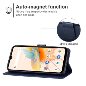 SMOOTH Peňaženkové puzdro pre Umidigi A15 / A15C modré