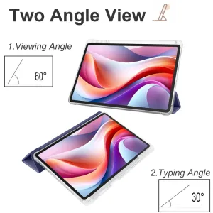 CRYSTAL Zaklápacie puzdro Lenovo Tab M11 / K11 tmavomodré