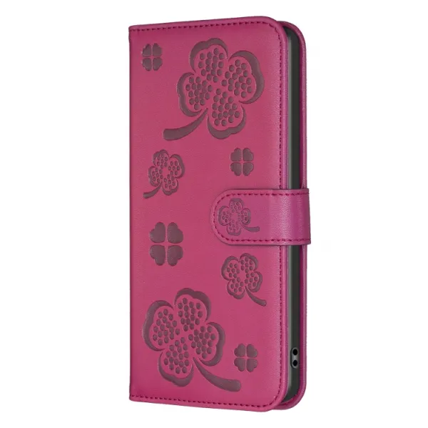 ART CLOVER Peňaženkový obal pre Xiaomi Redmi Note 13 bordový