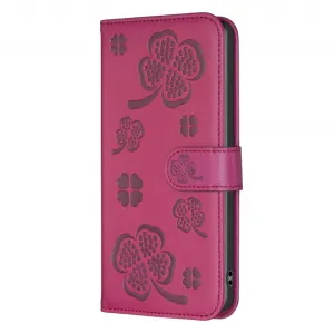 ART CLOVER Peňaženkový obal pre Xiaomi Redmi Note 13 bordový