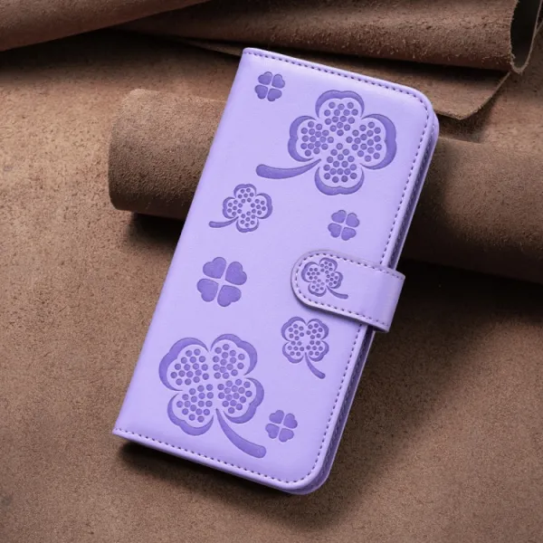 ART CLOVER Peňaženkový obal pre Xiaomi Redmi Note 13 fialový