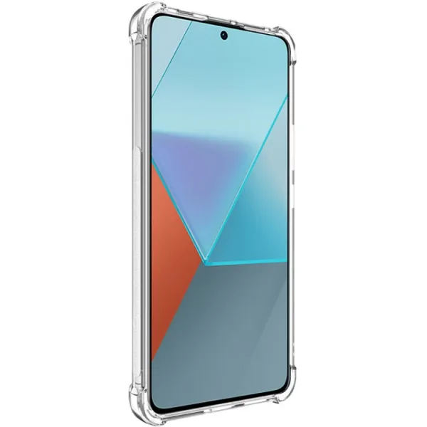 IMAK Ochranný silikónový obal pre Xiaomi Redmi Note 13 Pro 5G / Xiaomi Poco X6 5G priehľadný