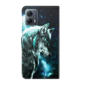 ART Peňaženkový kryt pre Motorola Moto G54 5G / G54 Power Edition 5G WOLF