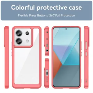 CRYSTAL Ochranný kryt pre Xiaomi Redmi Note 13 Pro 5G / Xiaomi Poco X6 5G červený