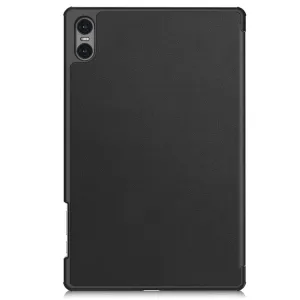 LEATHER Zaklápací kryt pre Teclast T50 Pro čierny