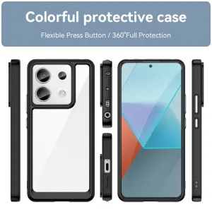 CRYSTAL Ochranný kryt pre Xiaomi Redmi Note 13 Pro 5G / Xiaomi Poco X6 5G čierny