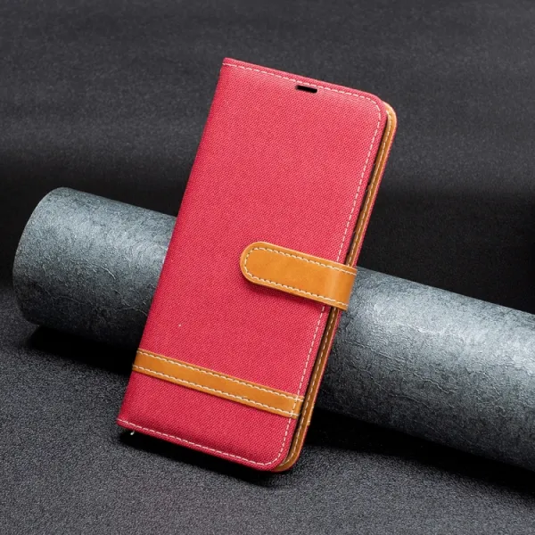 BLOCKY Peňaženkový kryt pre Xiaomi Redmi Note 13 červený
