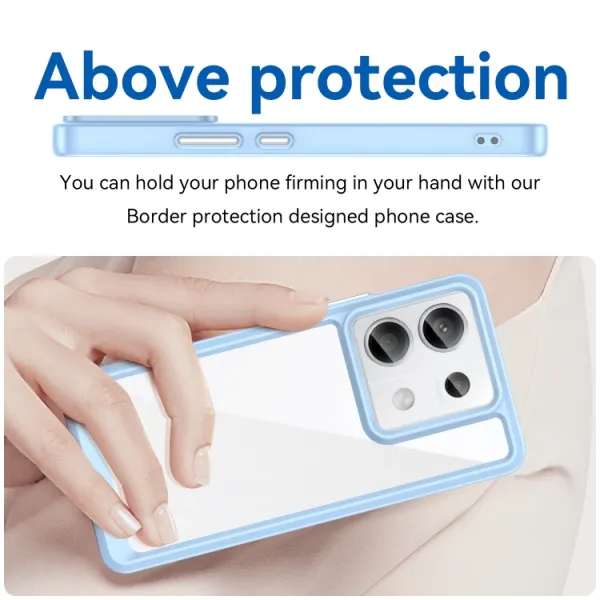 CRYSTAL Ochranný kryt Xiaomi Redmi Note 13 Pro+ 5G modrý
