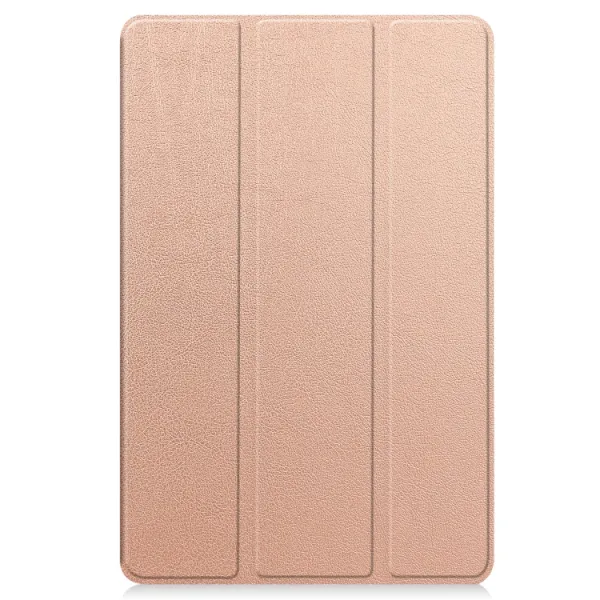 LEATHER Zaklápací kryt pre Teclast T50 Pro ružovozlatý