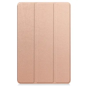 LEATHER Zaklápací kryt pre Teclast T50 Pro ružovozlatý