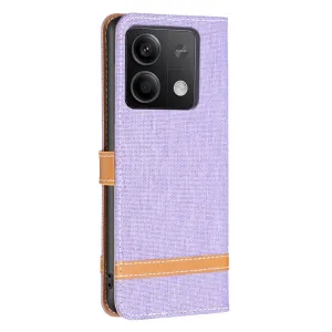 BLOCKY Peňaženkový kryt pre Xiaomi Redmi Note 13 fialový