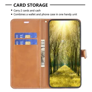 BLOCKY Peňaženkový kryt pre Xiaomi Redmi Note 13 fialový