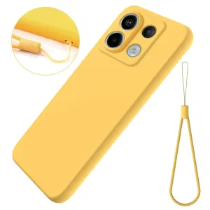 RUBBER Ochranný kryt pre Xiaomi Redmi Note 13 Pro 5G / Xiaomi Poco X6 5G žltý