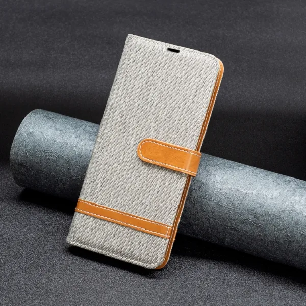 BLOCKY Peňaženkový kryt pre Xiaomi Redmi Note 13 šedý