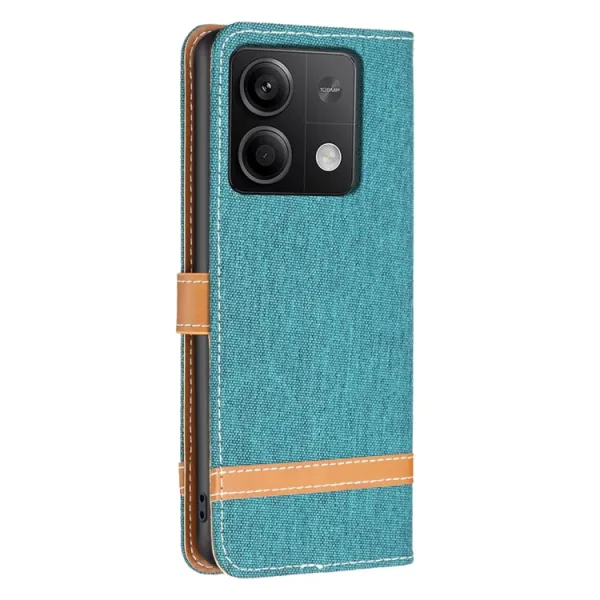 BLOCKY Peňaženkový kryt pre Xiaomi Redmi Note 13 zelený