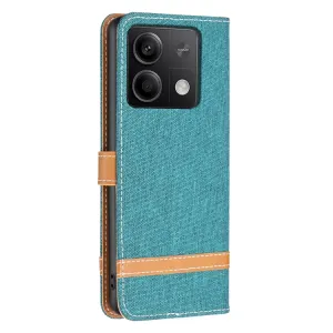 BLOCKY Peňaženkový kryt pre Xiaomi Redmi Note 13 zelený