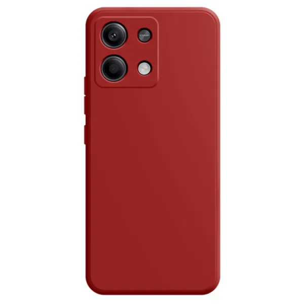 RUBBER Ochranný kryt pre Xiaomi Redmi Note 13 Pro 5G / Xiaomi Poco X6 5G tmavočervený