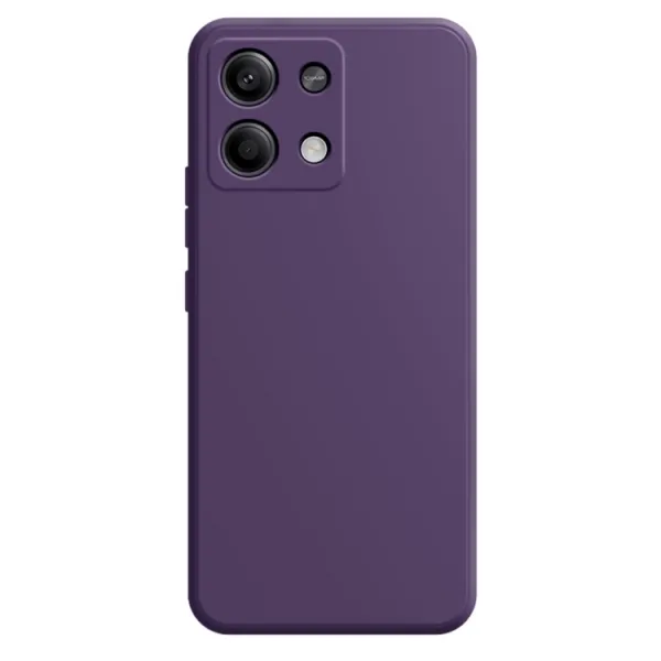 RUBBER Ochranný kryt pre Xiaomi Redmi Note 13 Pro 5G / Xiaomi Poco X6 5G tmavofialový