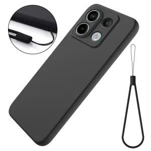 RUBBER Ochranný kryt pre Xiaomi Redmi Note 13 Pro 5G / Xiaomi Poco X6 5G čierny