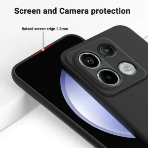 RUBBER Ochranný kryt pre Xiaomi Redmi Note 13 Pro 5G / Xiaomi Poco X6 5G čierny
