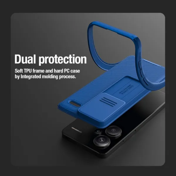 NILLKIN CAMSHIELD PRO Kryt pre Xiaomi Redmi Note 13 Pro+ 5G modrý