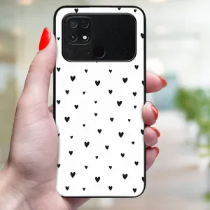 MY ART Ochranný kryt pre Xiaomi Poco C40 BLACK HEARTS (167)