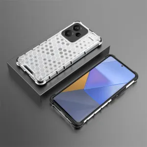 HONEYCOMB Ochranný kryt Xiaomi Redmi Note 13 Pro+ 5G biely