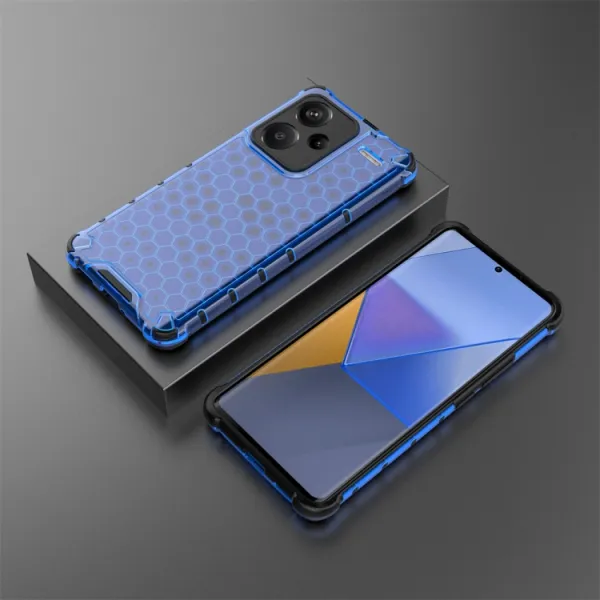 HONEYCOMB Ochranný kryt Xiaomi Redmi Note 13 Pro+ 5G modrý