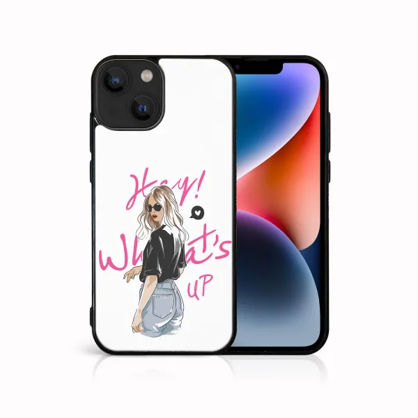 MY ART Ochranný kryt pre Apple iPhone 14 WHATSUP (132)