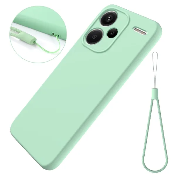 RUBBER Ochranný kryt Xiaomi Redmi Note 13 Pro+ 5G zelený