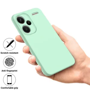 RUBBER Ochranný kryt Xiaomi Redmi Note 13 Pro+ 5G zelený